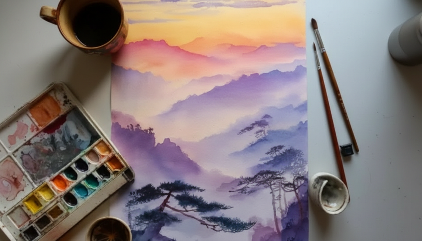 First Watercolor Painting Ideas: Easy Beginner Subjects